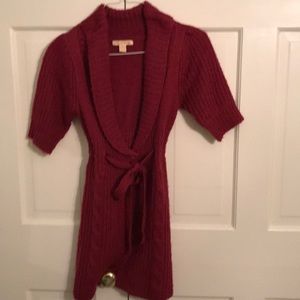 Maroon red sweater